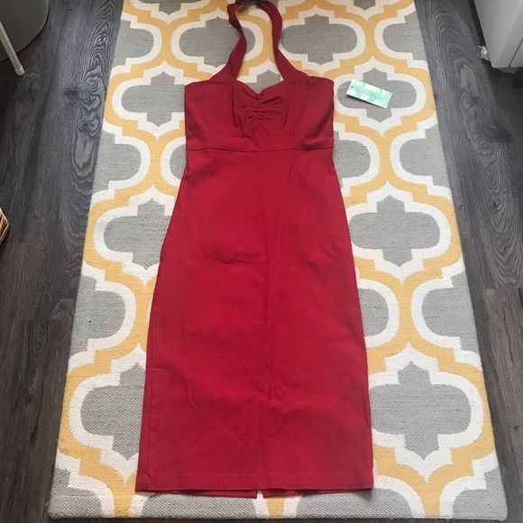 RockSteady Dresses & Skirts - NWT Rock Steady Mod Cloth Pinup Halter Dress